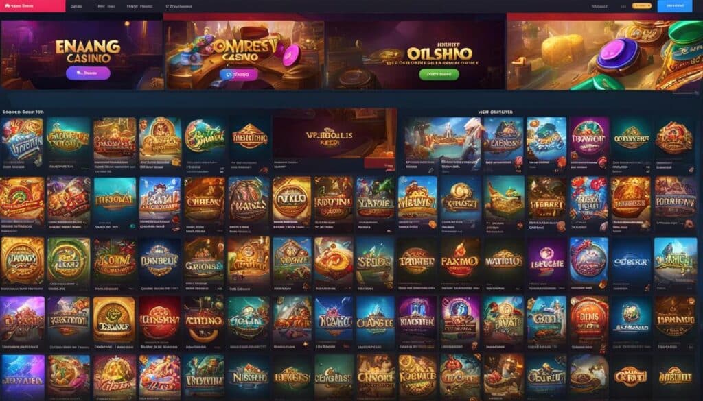 Onwin Casino'nun sunduğu oyun seçenekleri