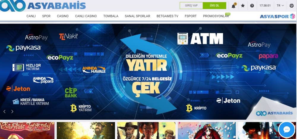 Asyabahis Arayuz ve Tasarim