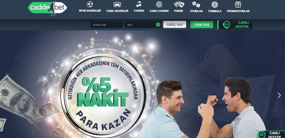 Caddebet Sitesi Bonuslar ve Kampanyalar