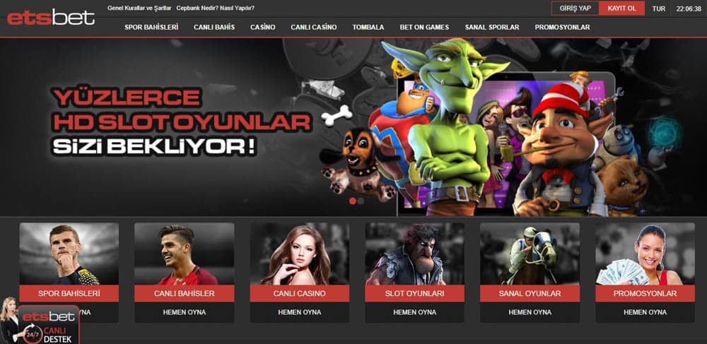 Etsbet Kayit ve Uyelik