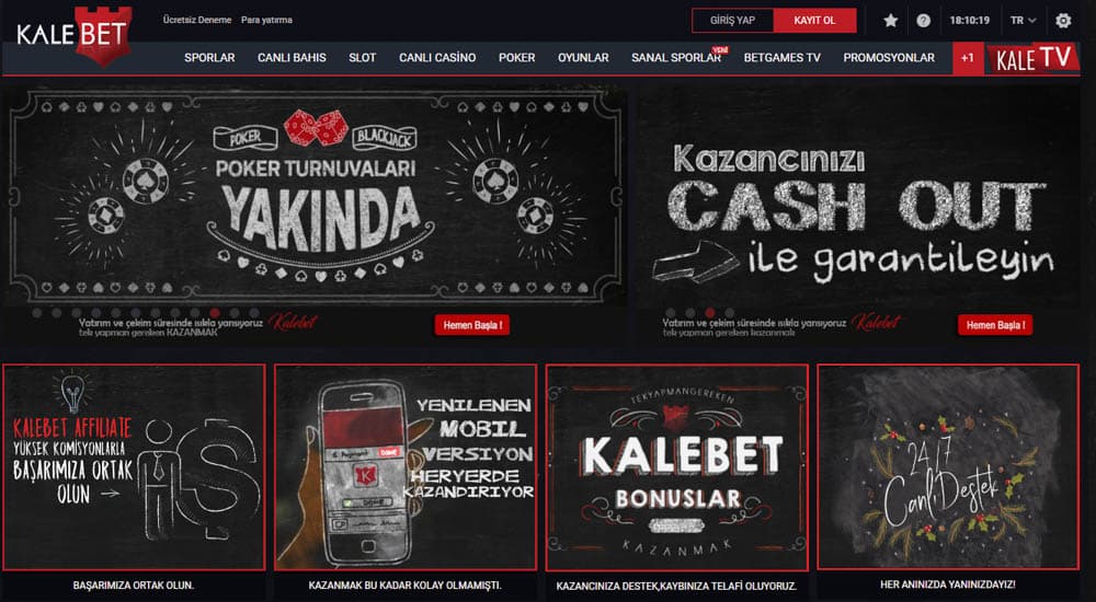 Kalebet Bahis Sitesi Casino Oyunlari