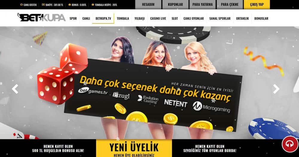 Betkupa Uyelik