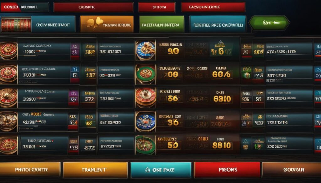 Onwin Casino tablo karşılaştırma Onwin Casino tablo karşılaştırma