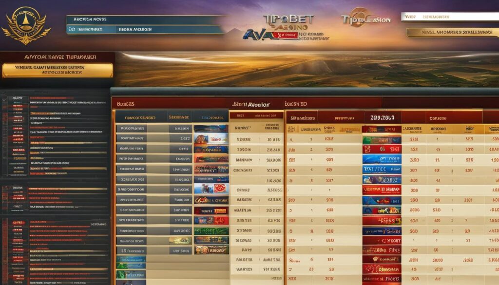 Tipobet Casino Karşılaştırmalı Tablosu Tipobet Casino Karşılaştırmalı Tablosu